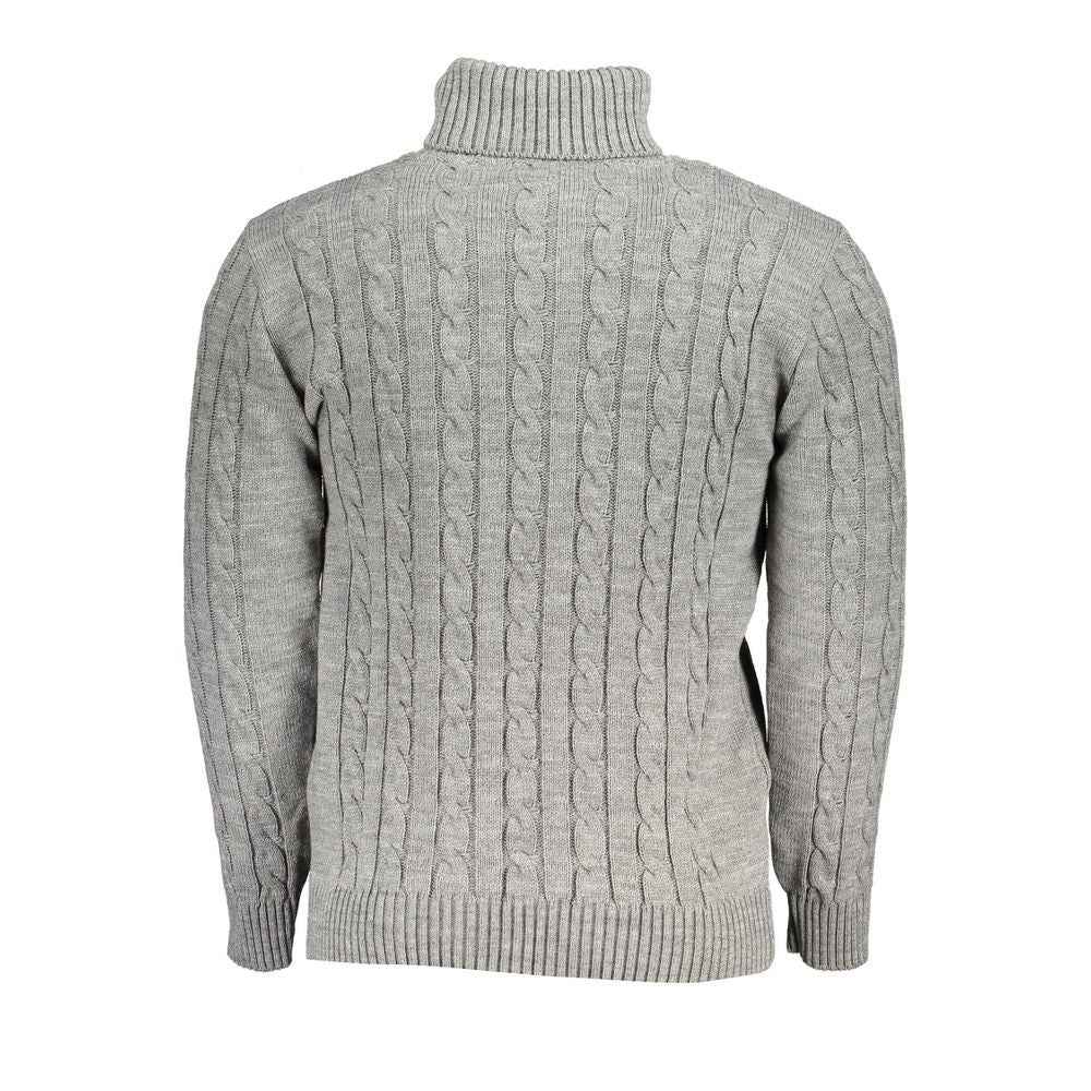 U.S. Grand Polo Turtleneck Twisted Neck Men's Sweater