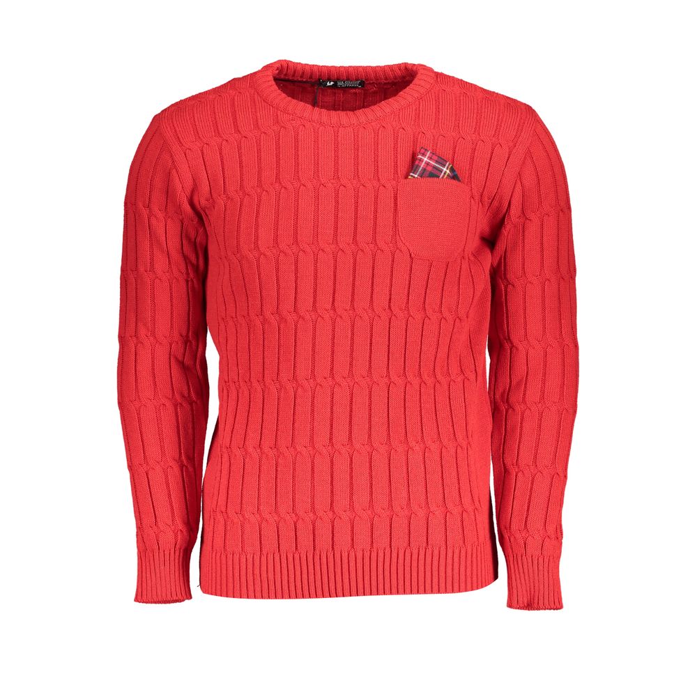 Πουλόβερ US Grand Polo Grand Polo Pink Twisted Crew Neck