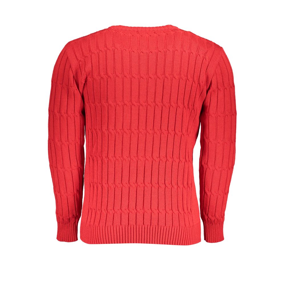 Πουλόβερ US Grand Polo Grand Polo Pink Twisted Crew Neck