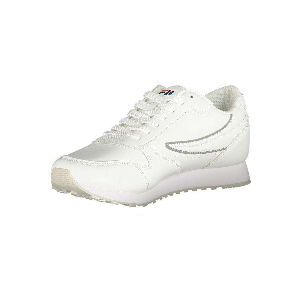 Fila Chic Λευκά Sneakers με κορδόνια με λεπτομέρεια αντίθεσης