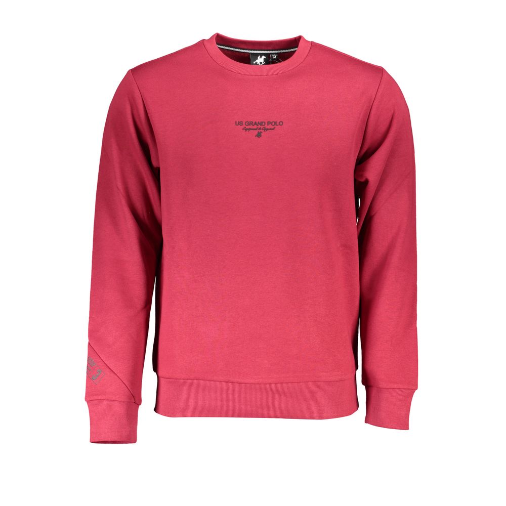 Φούτερ US Grand Polo Chic Pink Fleece Crew Neck