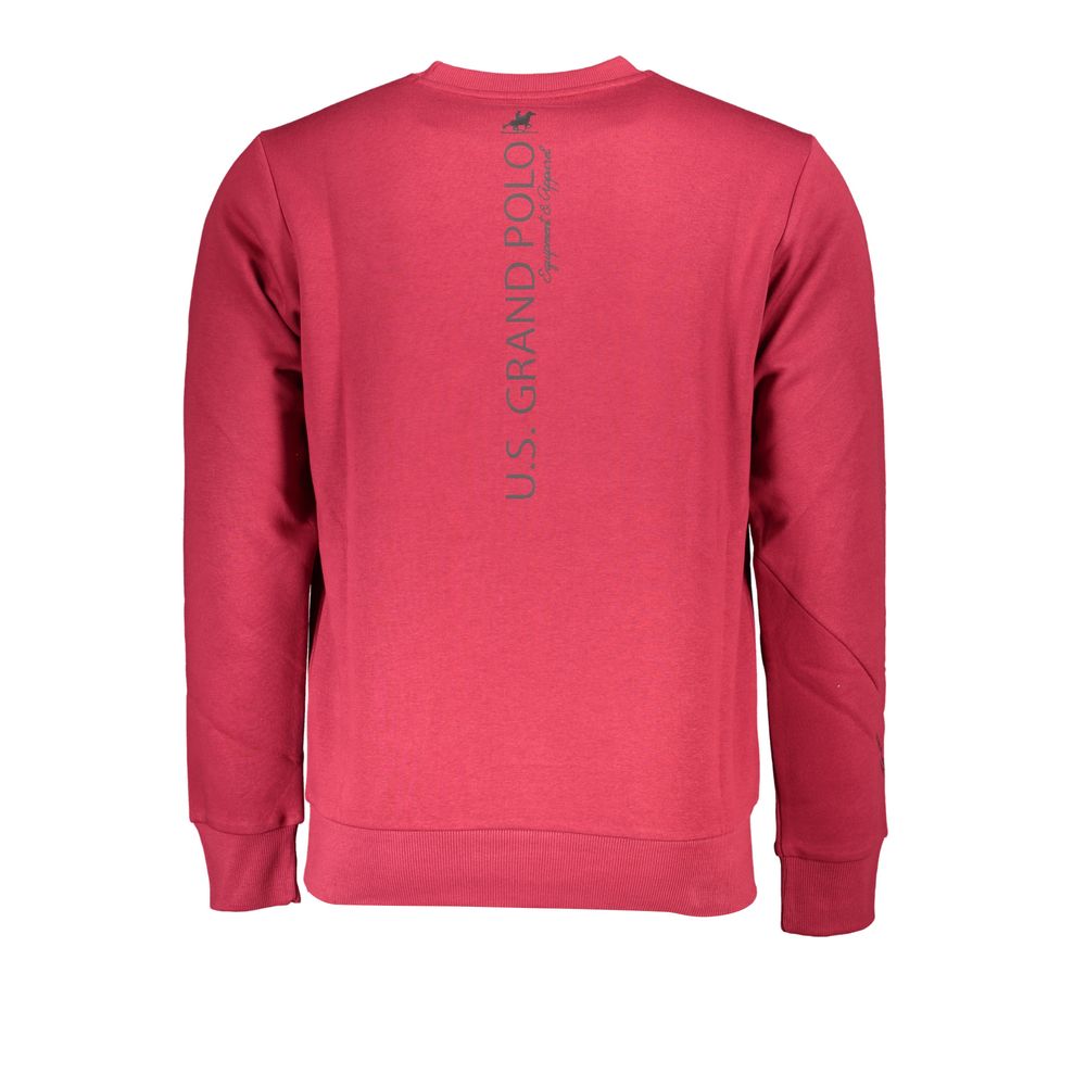 Φούτερ US Grand Polo Chic Pink Fleece Crew Neck