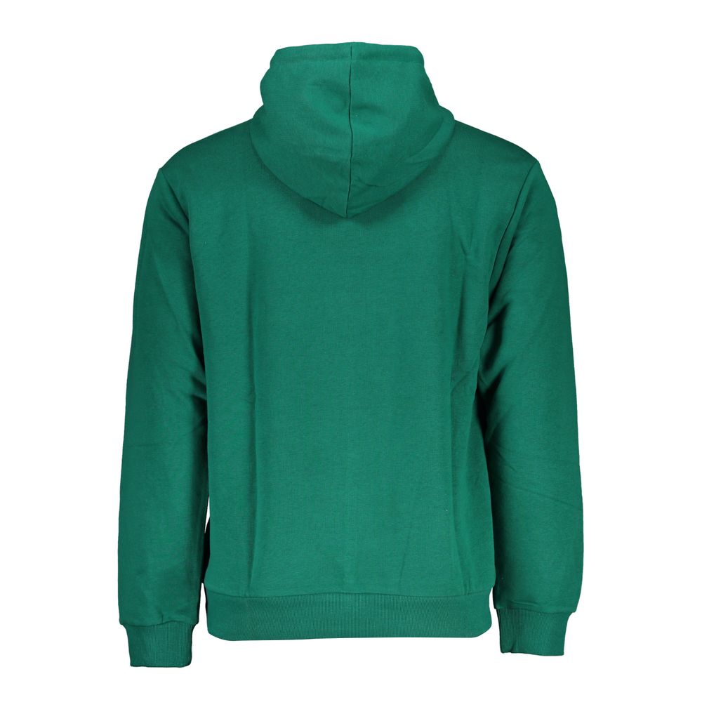 Φούτερ Fila Chic Green Cotton Blend με κουκούλα