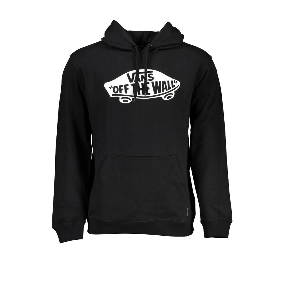 Vans Sleek Black Hoodie με κεντρική τσέπη