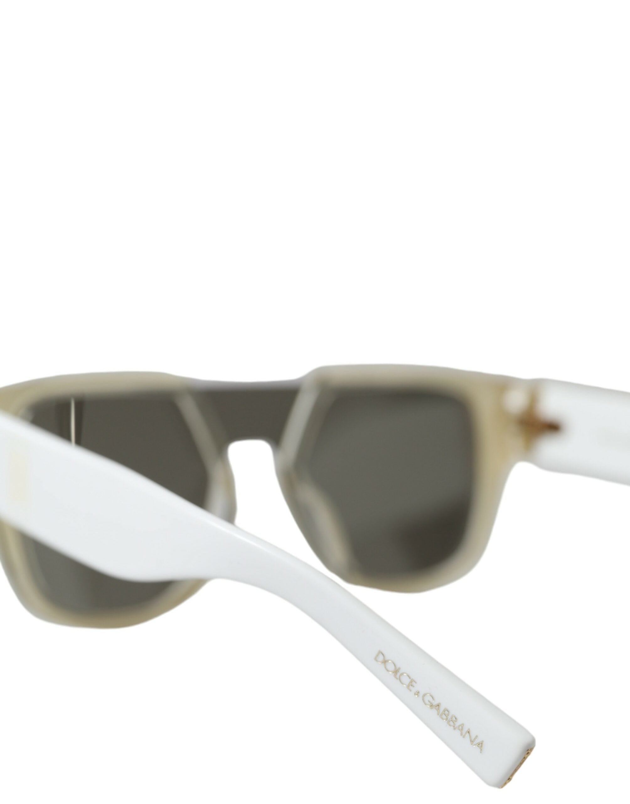 Σχεδιαστικά γυαλιά ηλίου Dolce &amp; Gabbana Chic White Acetate