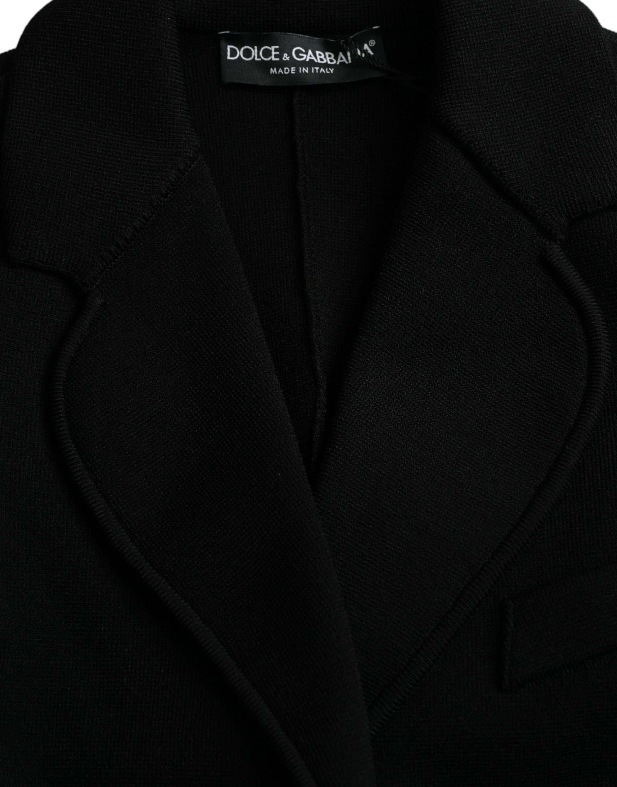 Dolce & Gabbana Elegant Black Designer Blazer για γυναίκες