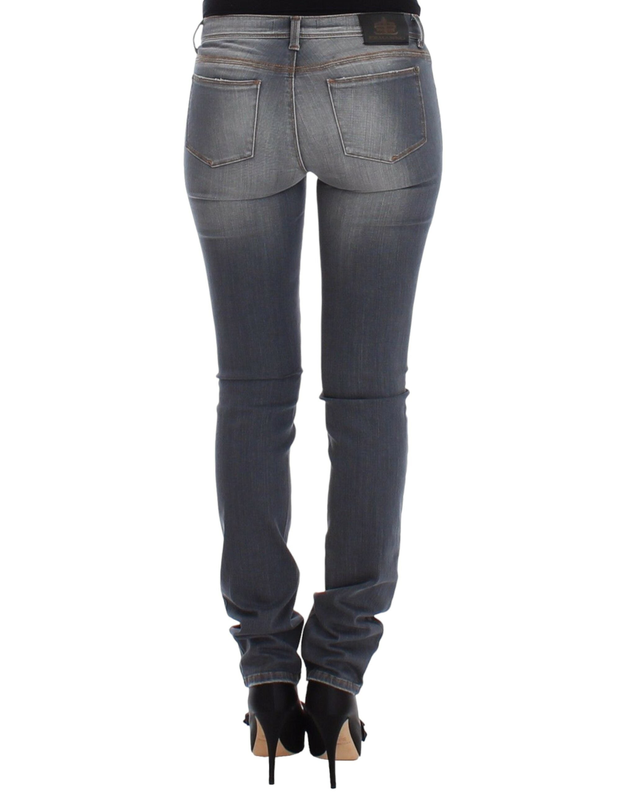 Skinny τζιν Ermanno Scervino Chic Grey Slim-Fit