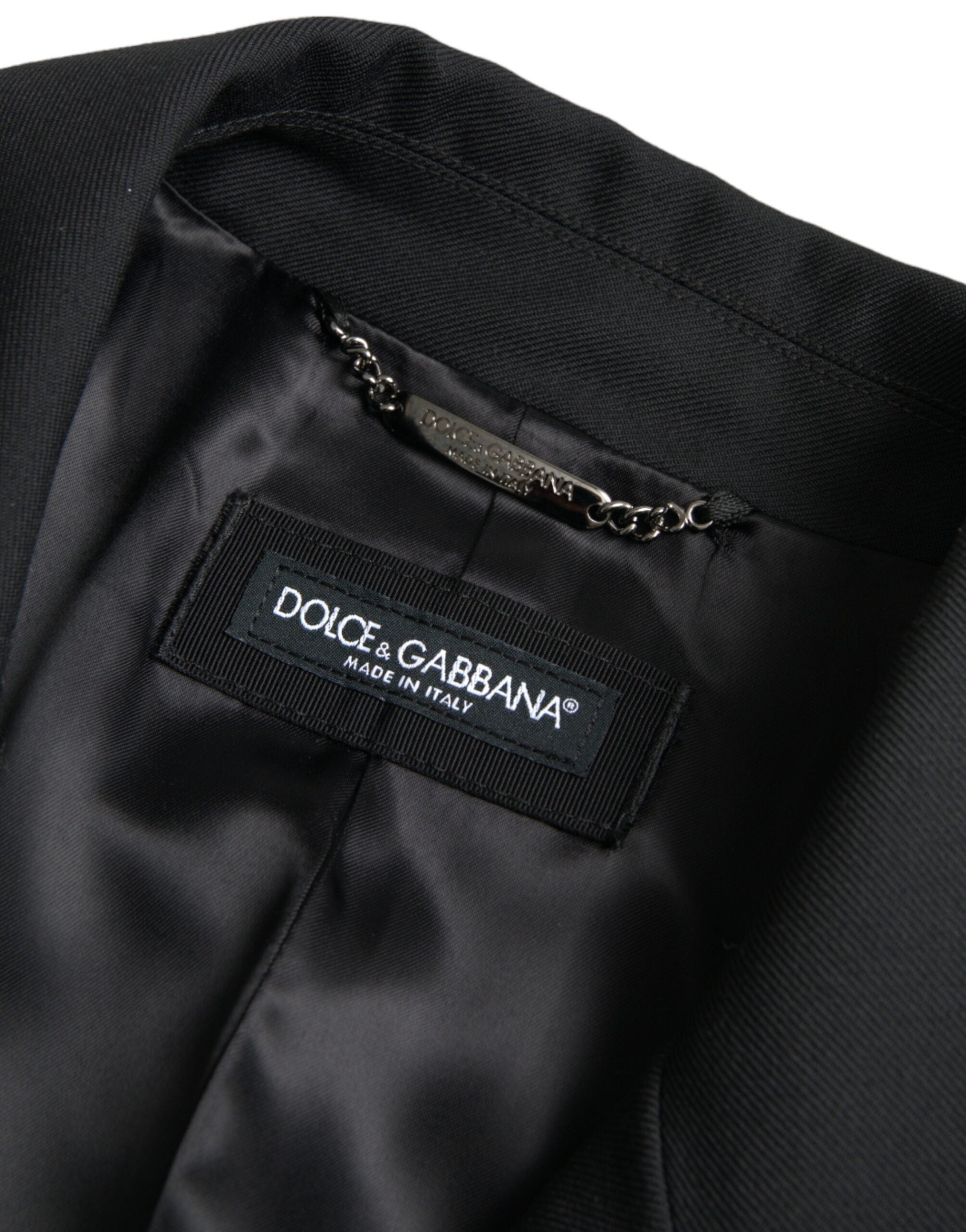 Μπουφάν Dolce &amp; Gabbana Black Double Breasted Trench Coat