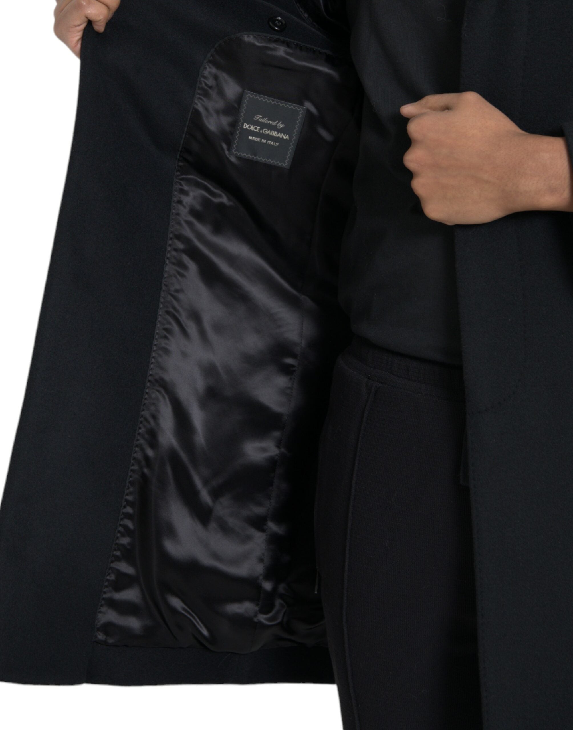 Μπουφάν Dolce &amp; Gabbana Black Single Breasted Trench Coat