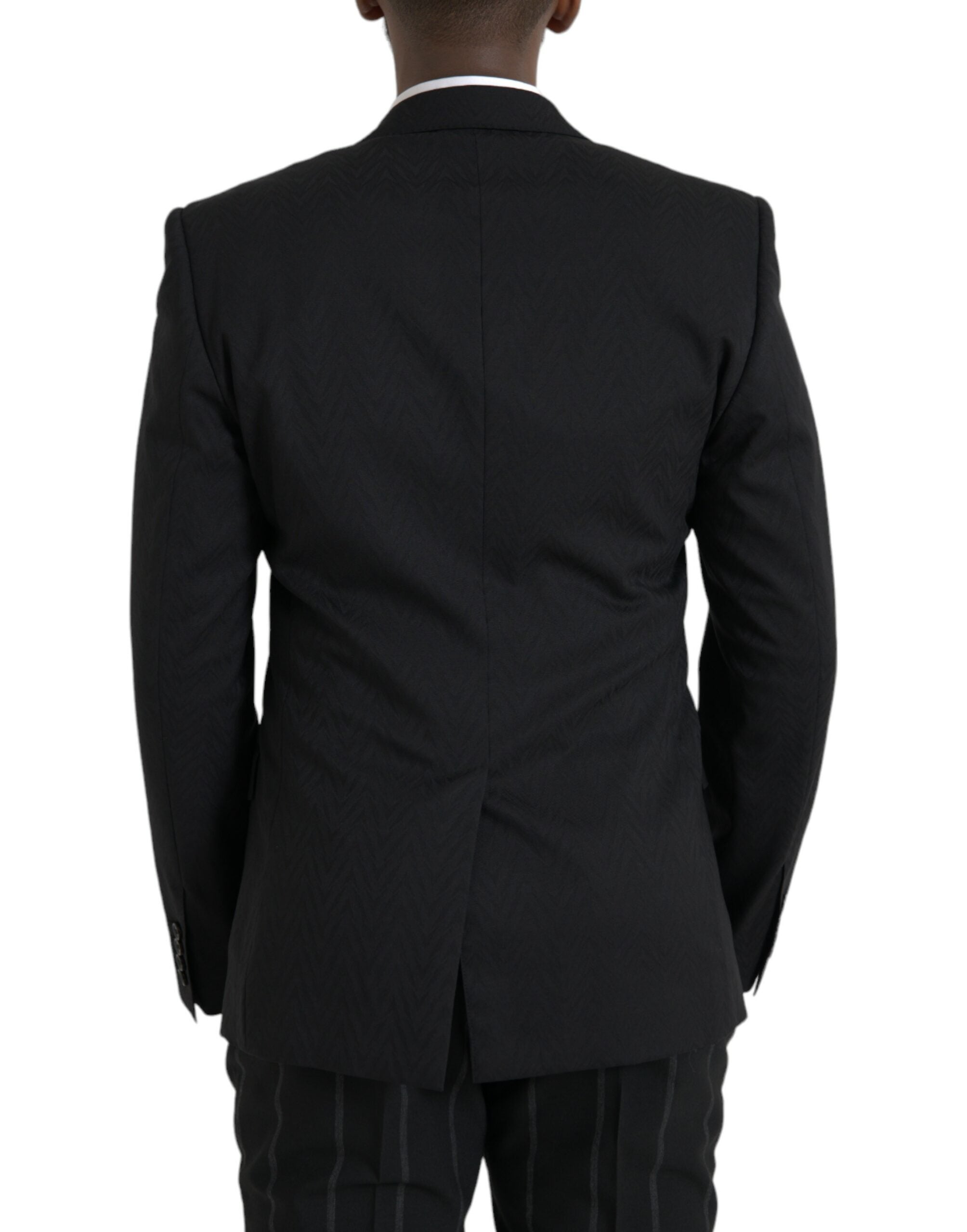 Dolce &amp; Gabbana Black MARTINI Slim Fit Jacket Blazer