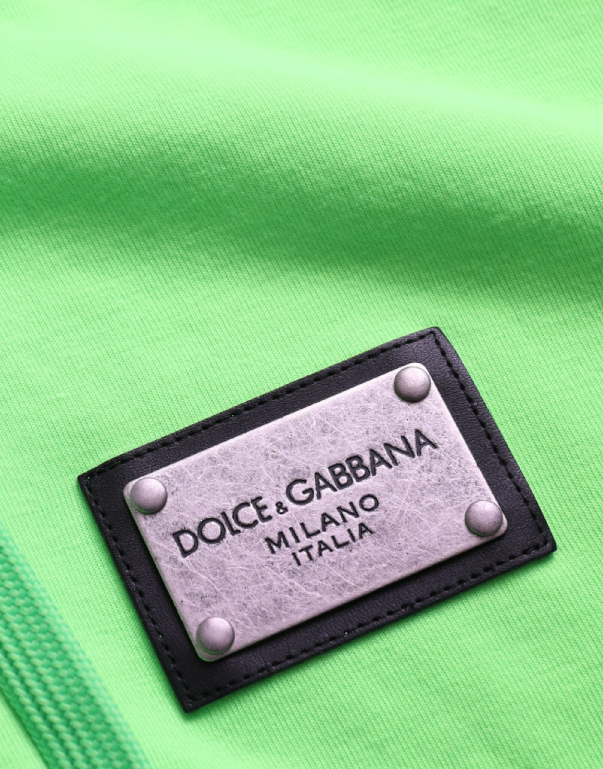 Πουλόβερ Dolce &amp; Gabbana Neon Green Hooded Full Zip Top