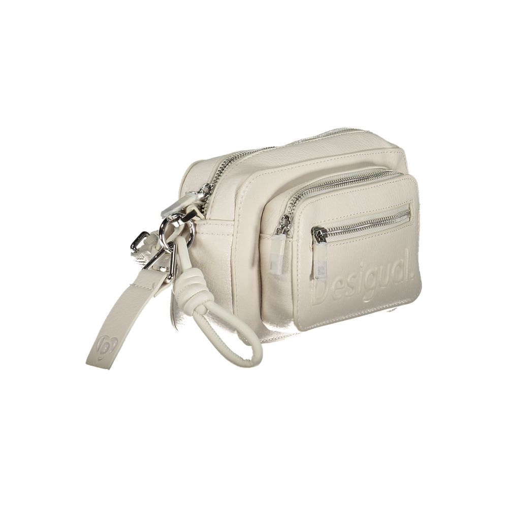 Desigual White Polyethylene Handbag