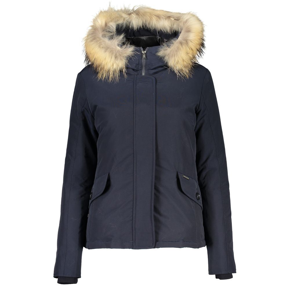 Μπουφάν &amp; Παλτό Woolrich Blue Cotton