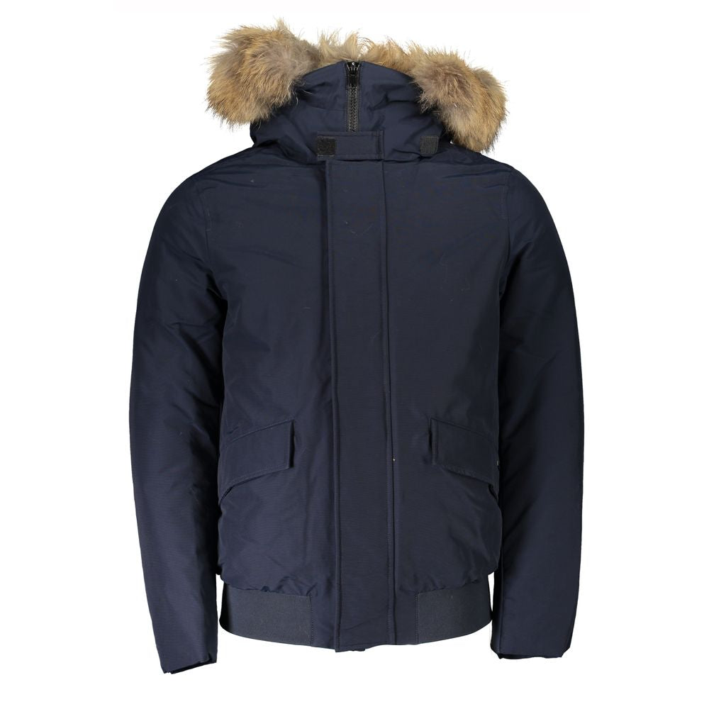 Μπουφάν Woolrich Blue Cotton