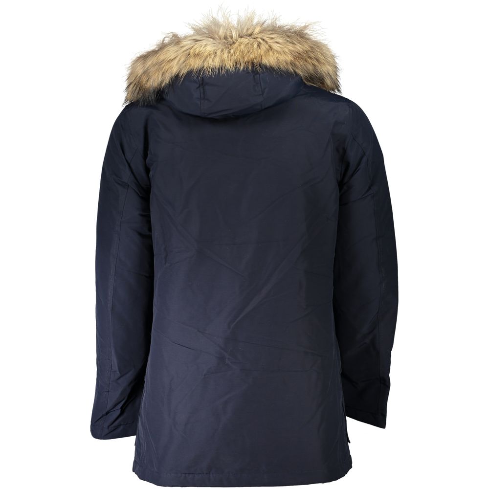 Μπουφάν Woolrich Blue Cotton