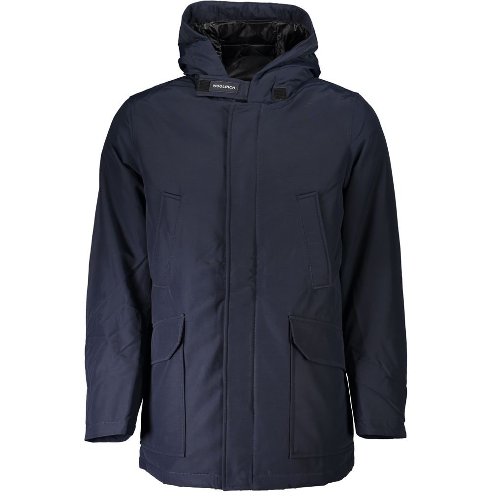 Μπουφάν Woolrich Blue Cotton