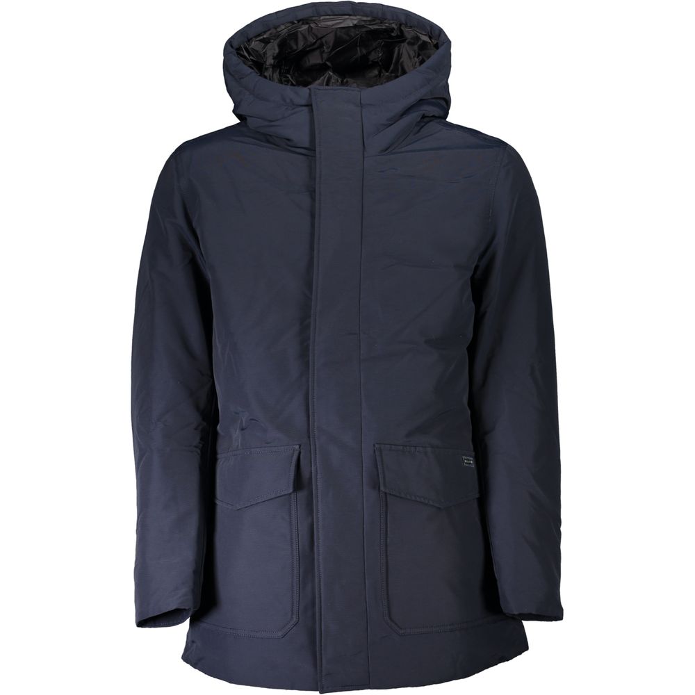 Μπουφάν Woolrich Blue Cotton