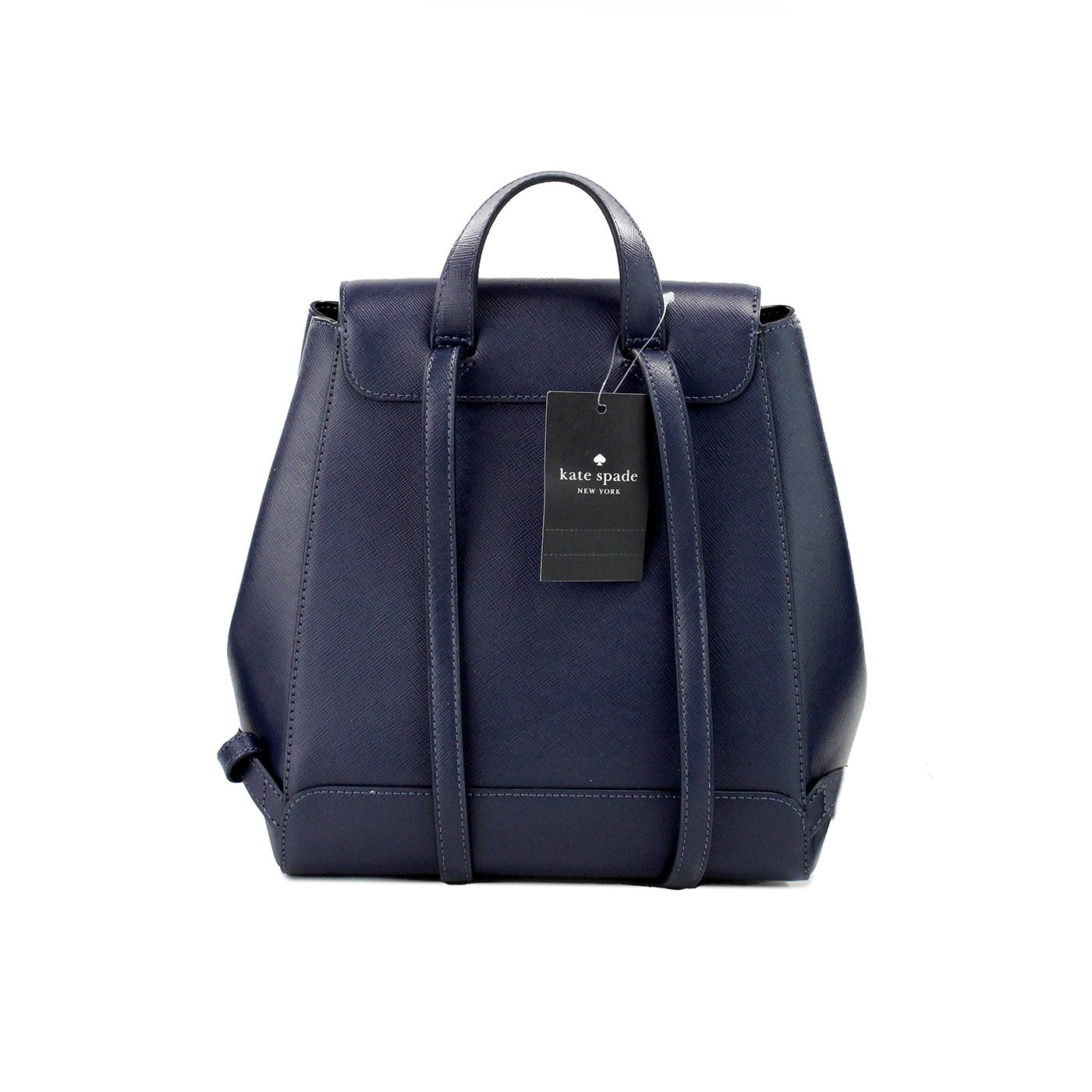 Τσάντα πλάτης πλάτης Kate Spade Madison Navy Saffiano Δερμάτινο Medium Flap Shoulder Bag