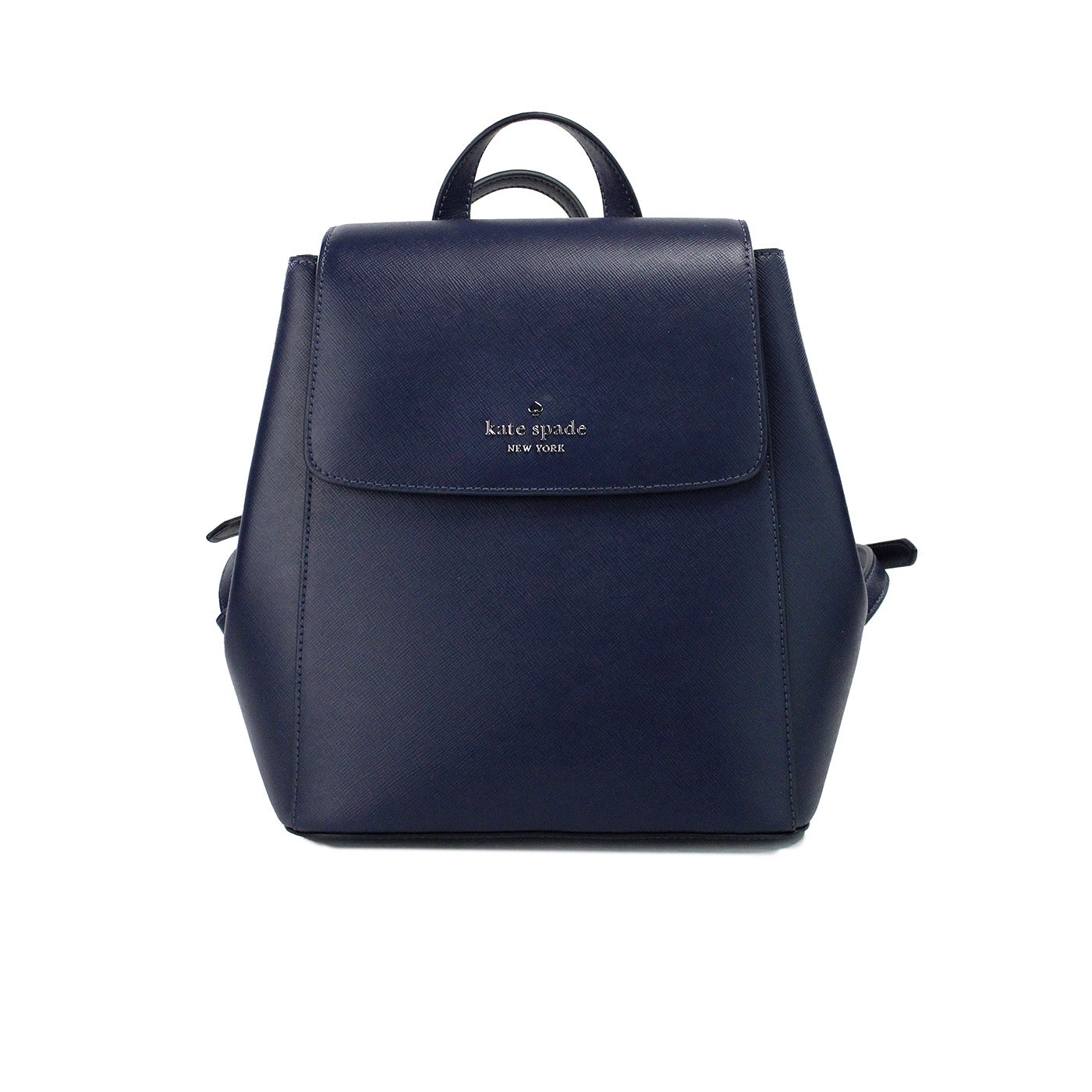 Τσάντα πλάτης πλάτης Kate Spade Madison Navy Saffiano Δερμάτινο Medium Flap Shoulder Bag