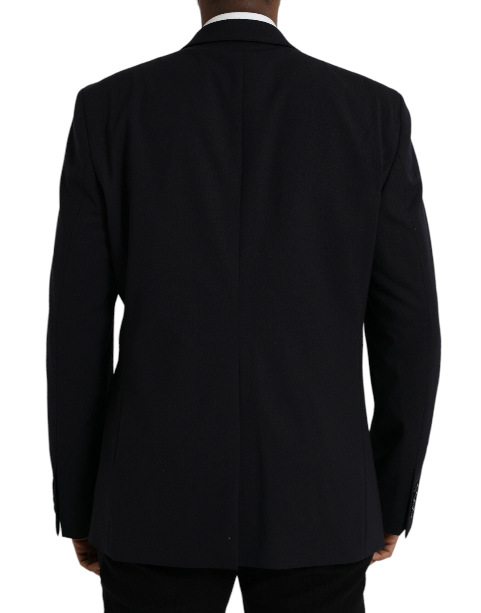 Dolce &amp; Gabbana Black MARTINI Blazer με μονό στήθος