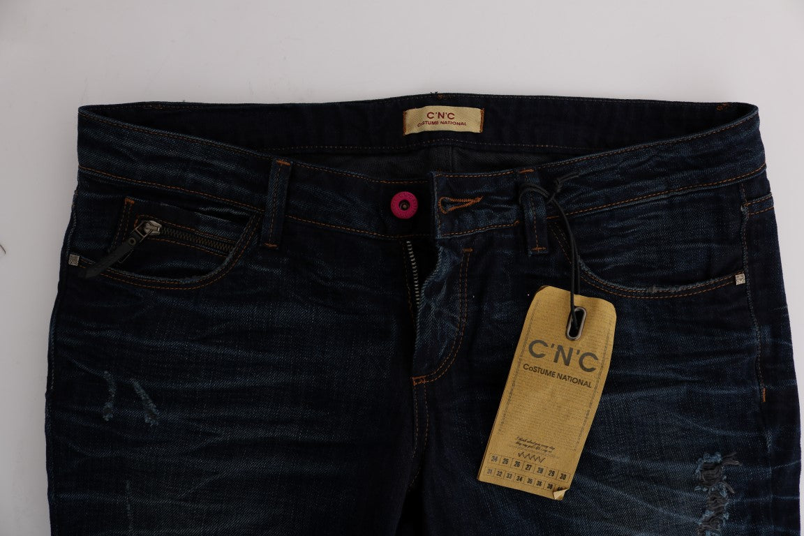 Κοστούμι National Elegant Blue Regular Fit Cotton Jeans