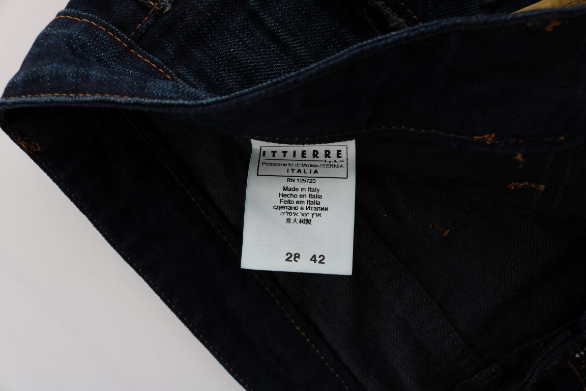 Κοστούμι National Elegant Blue Regular Fit Cotton Jeans