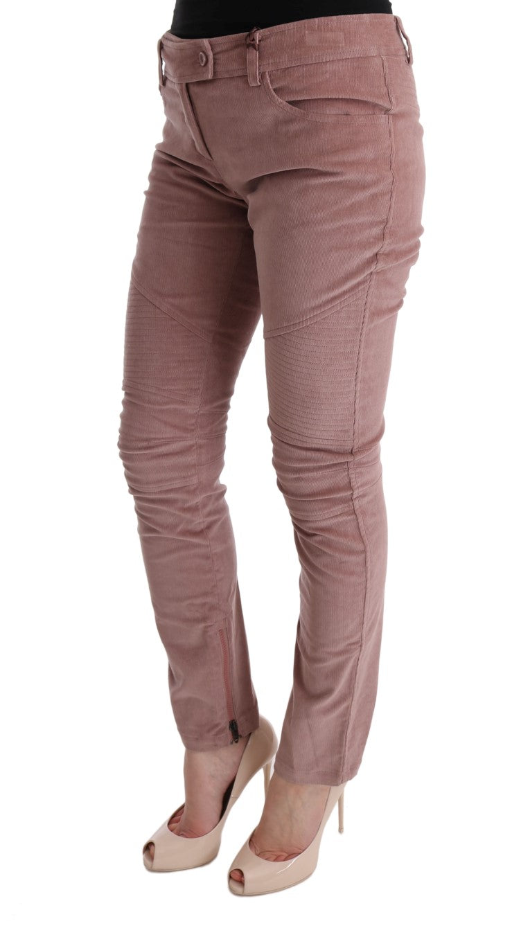 Κομψό παντελόνι Ermanno Scervino Chic Pink Capri