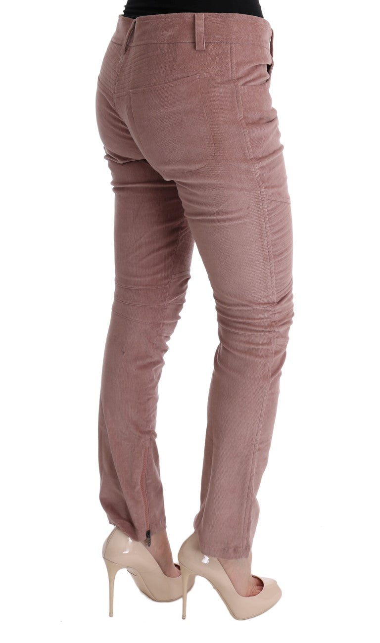 Κομψό παντελόνι Ermanno Scervino Chic Pink Capri