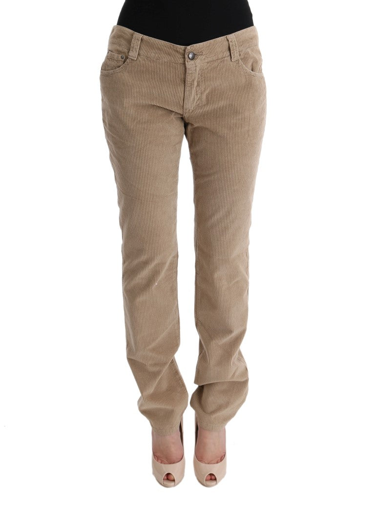 Παντελόνι Ermanno Scervino Beige Regular Fit Luxe