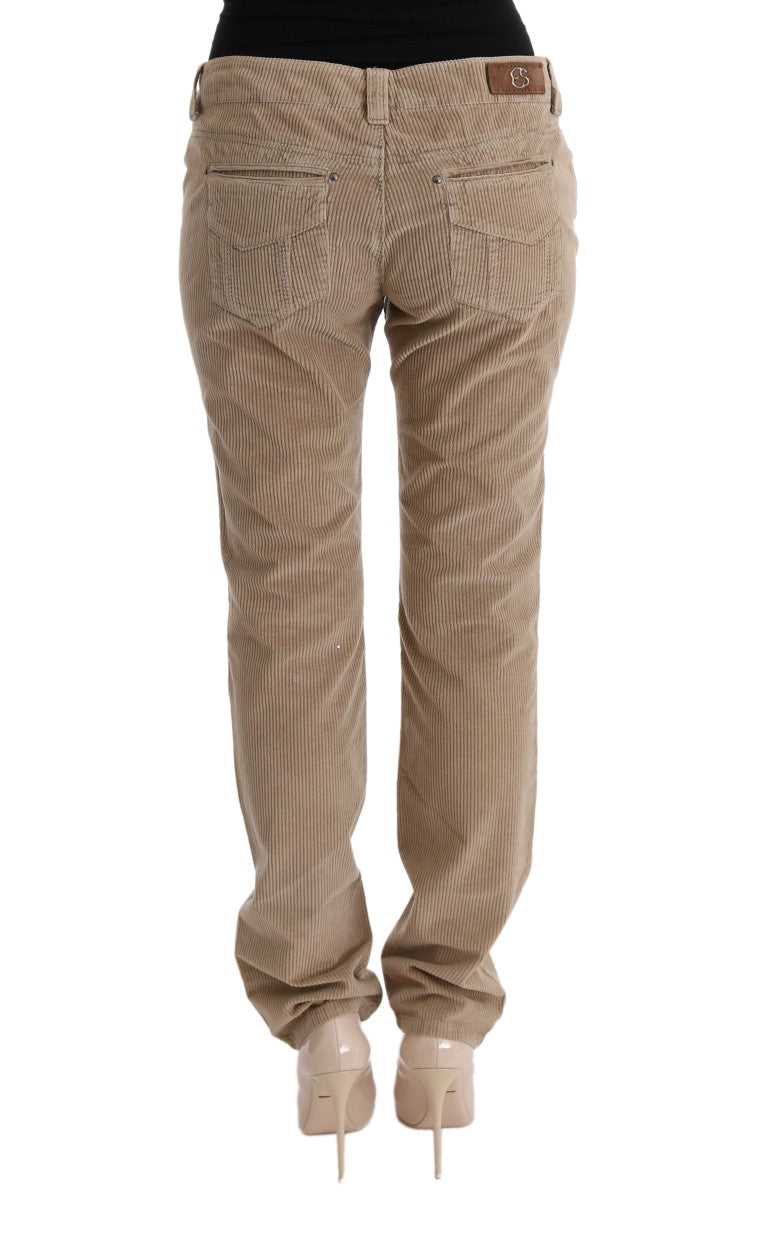 Παντελόνι Ermanno Scervino Beige Regular Fit Luxe