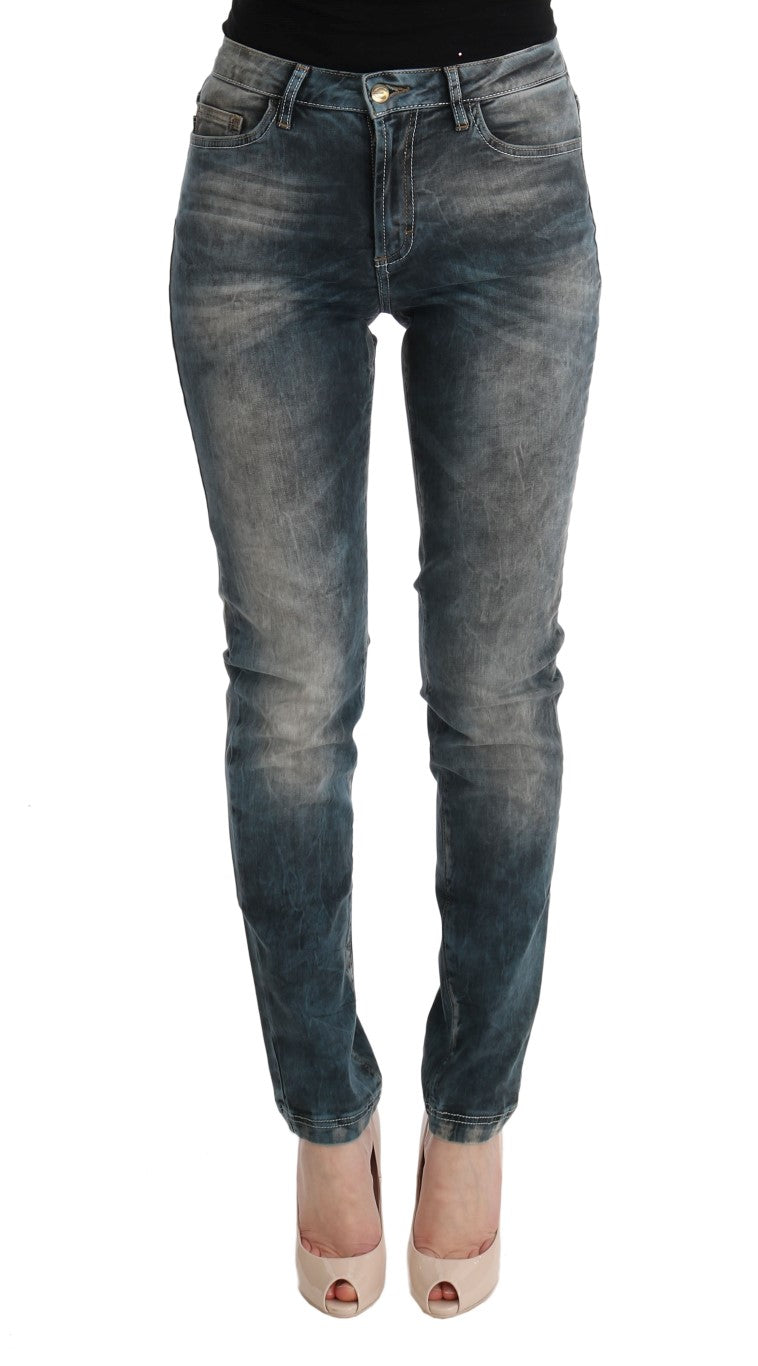 Τζιν Cavalli Chic Blue Wash Slim Fit