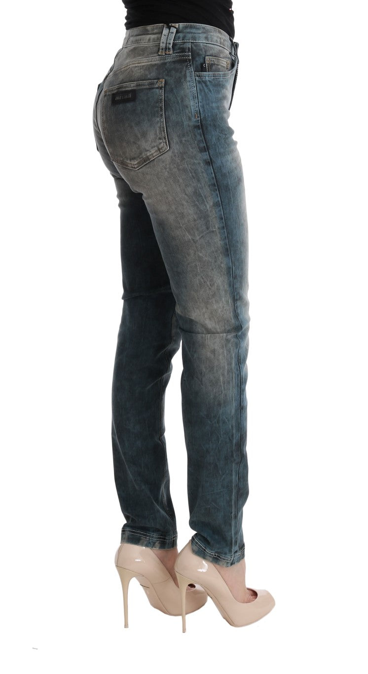 Τζιν Cavalli Chic Blue Wash Slim Fit