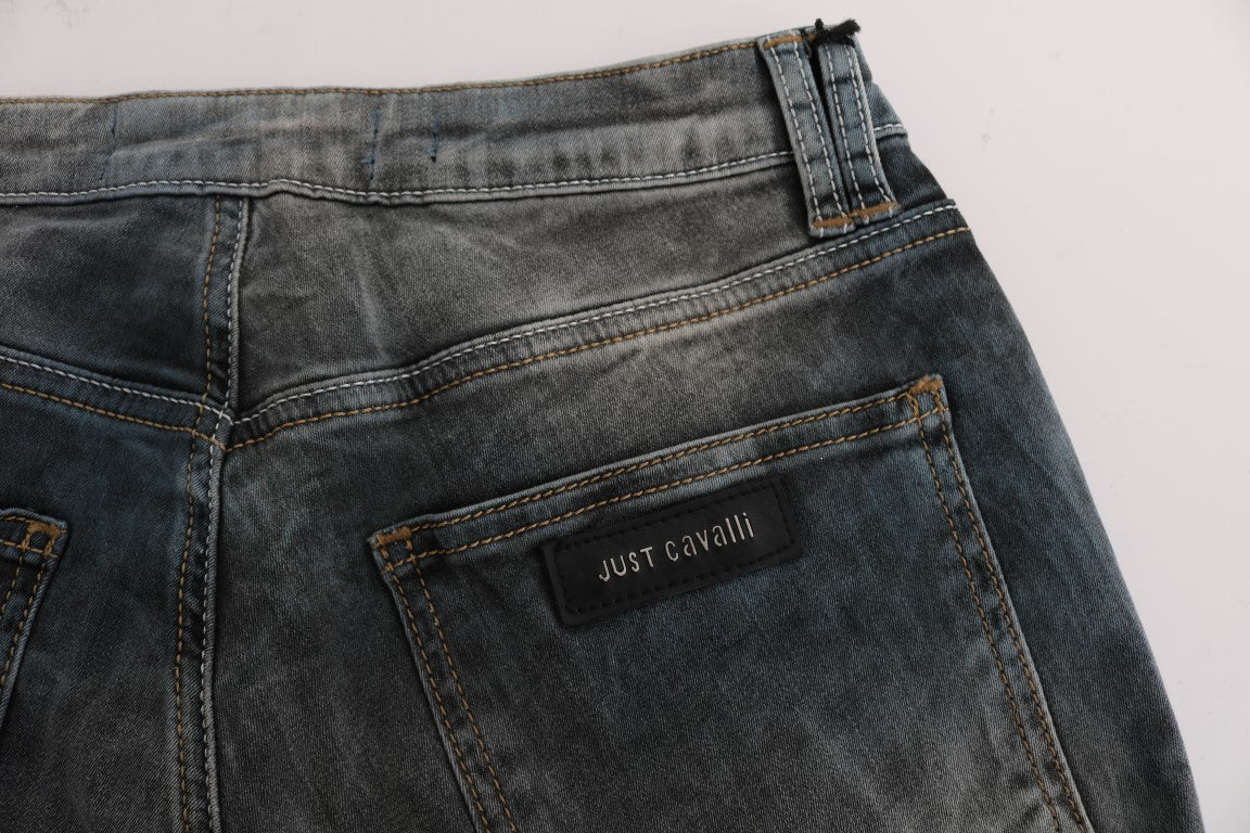 Τζιν Cavalli Chic Blue Wash Slim Fit