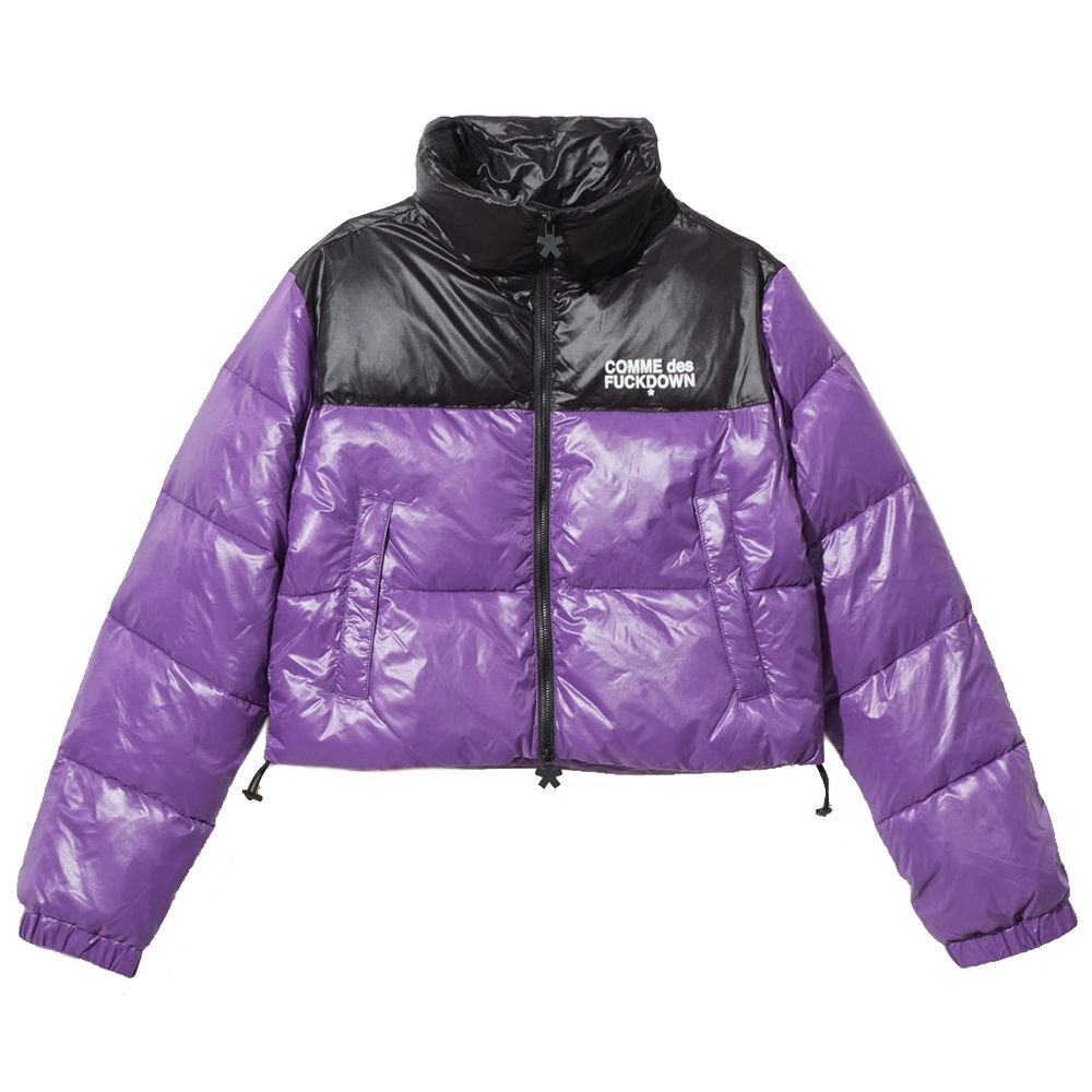 Μπουφάν Comme Des Fuckdown Chic Purple Nylon Down Jacket