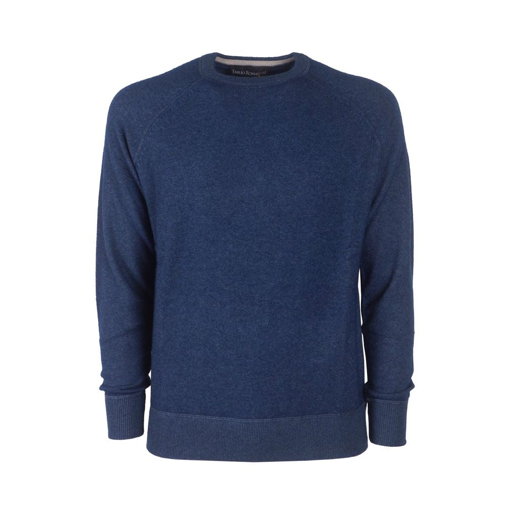 Emilio Romanelli Elegant Cashmere Crew Neck πουλόβερ