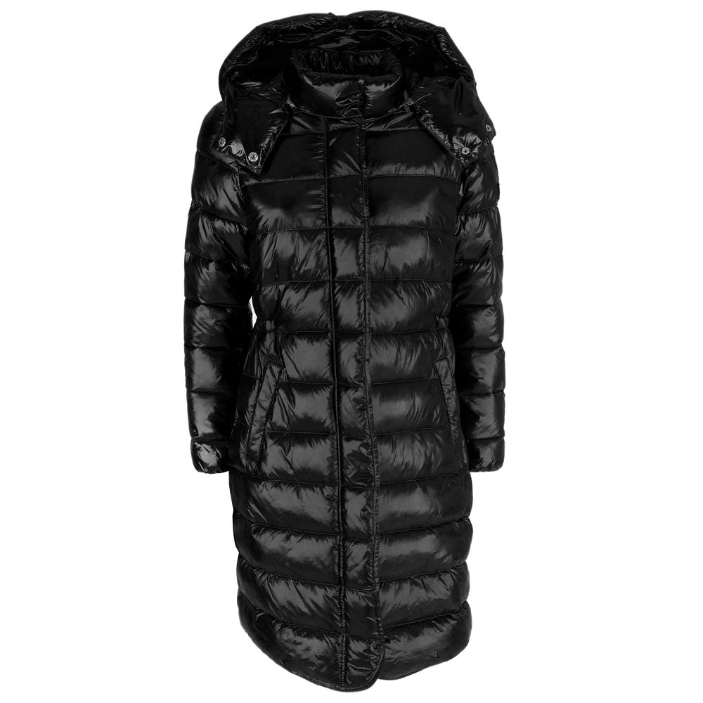 Yes Zee Chic Long Down Jacket με κουκούλα για γυναίκες