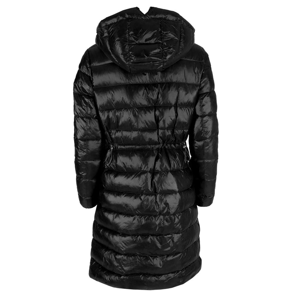 Yes Zee Chic Long Down Jacket με κουκούλα για γυναίκες