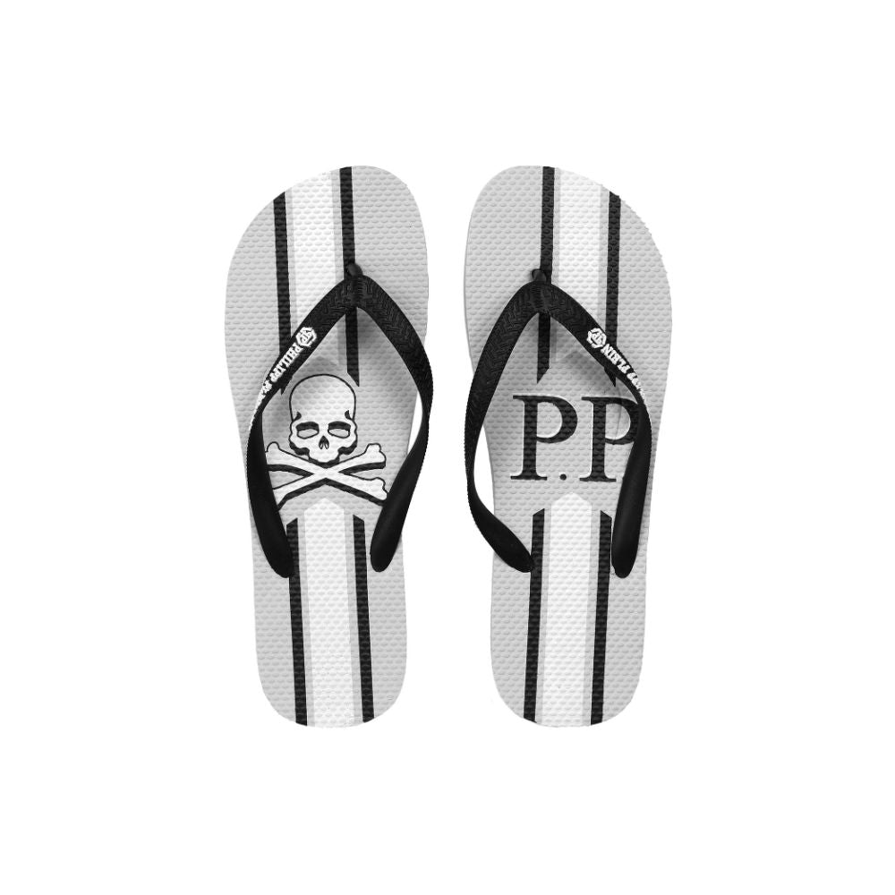 Σαγιονάρες εκτύπωσης με λογότυπο Philipp Plein Chic Grey