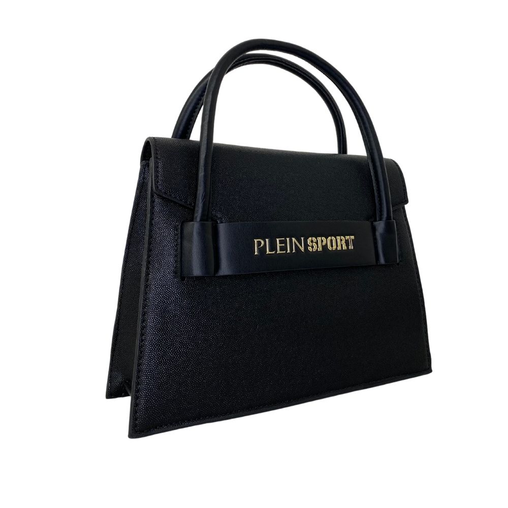 <tc>Plein Sport</tc> Elegant Black Tote με λογότυπο