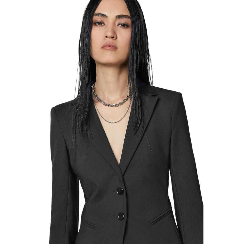 Patrizia Pepe Black Cotton Suits &amp; Blazer