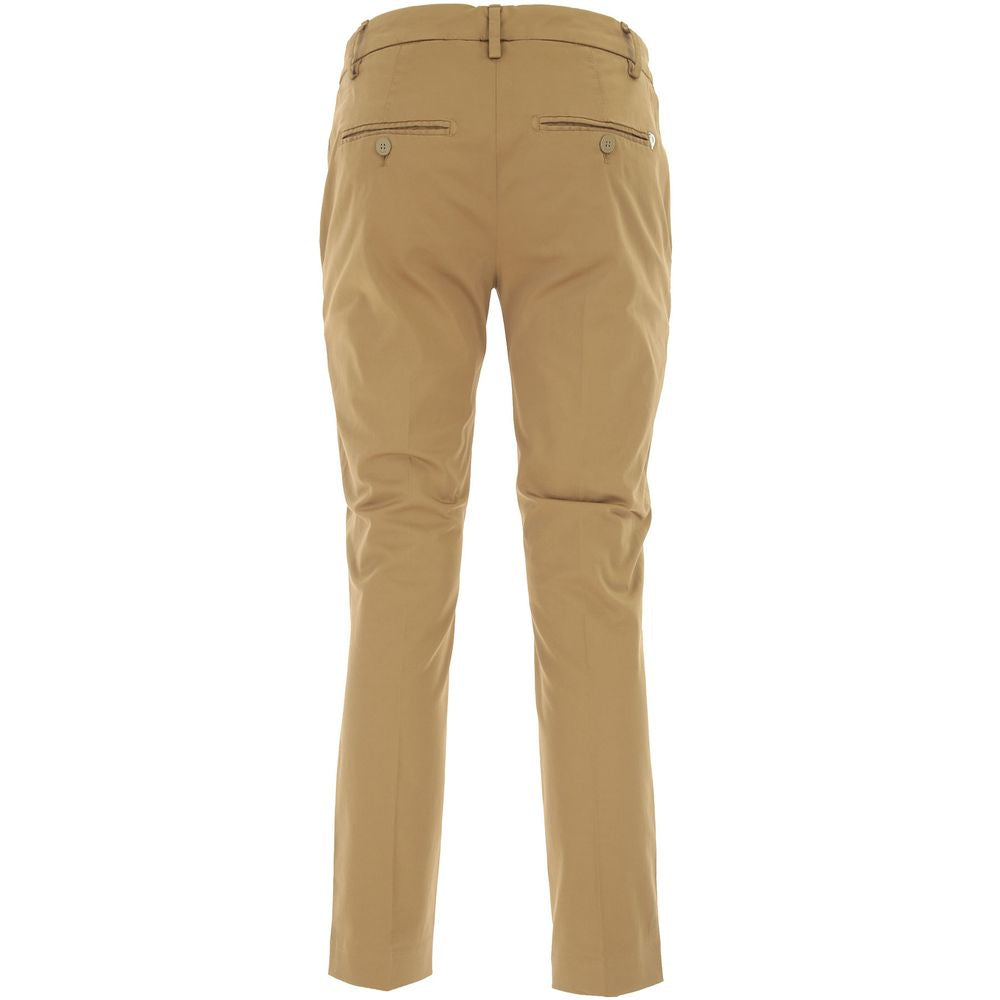 Dondup Brown Cotton Jeans &amp; Pant