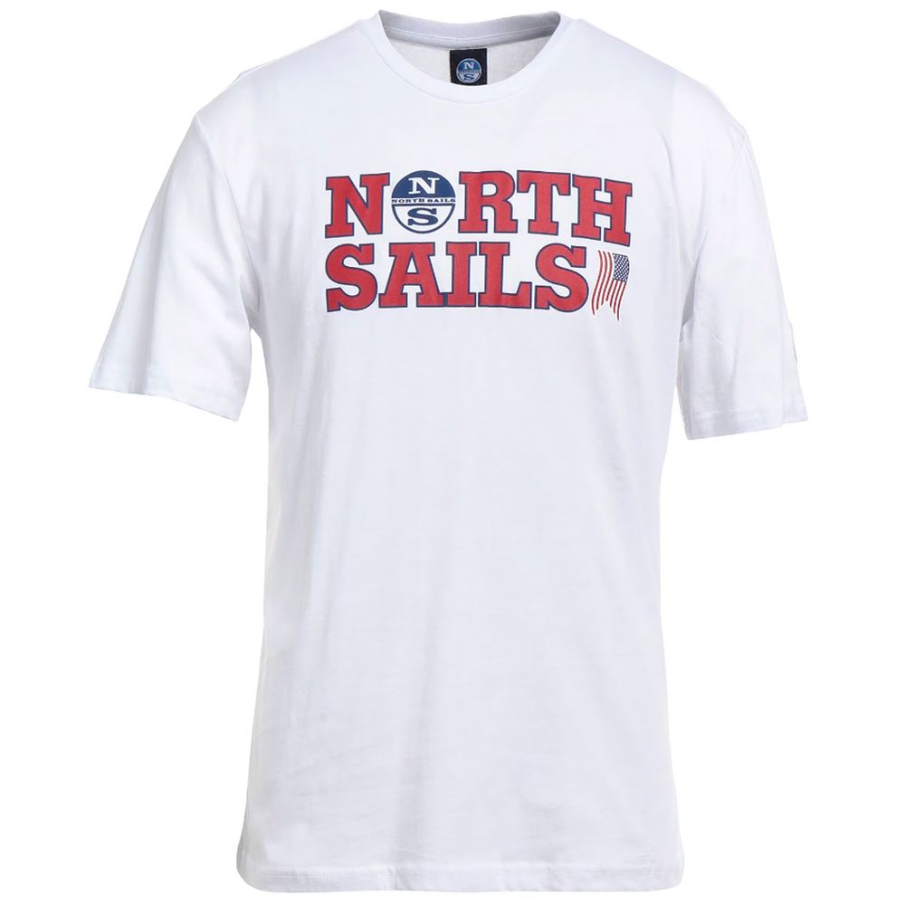 Μπλουζ με λογότυπο <tc>North Sails</tc> Elegant White Cotton