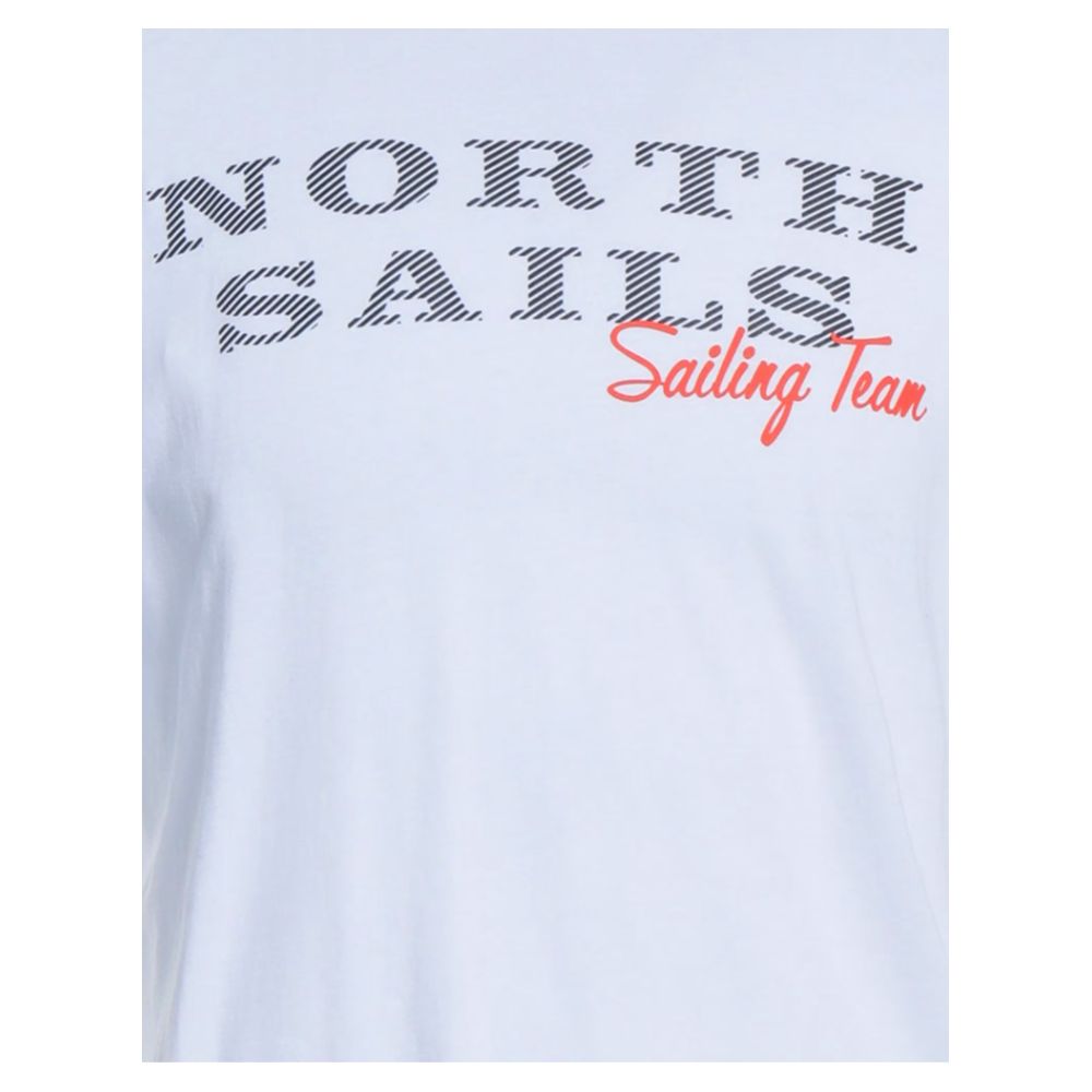 Μπλουζάκι με λογότυπο <tc>North Sails</tc> Pristine White Rubber