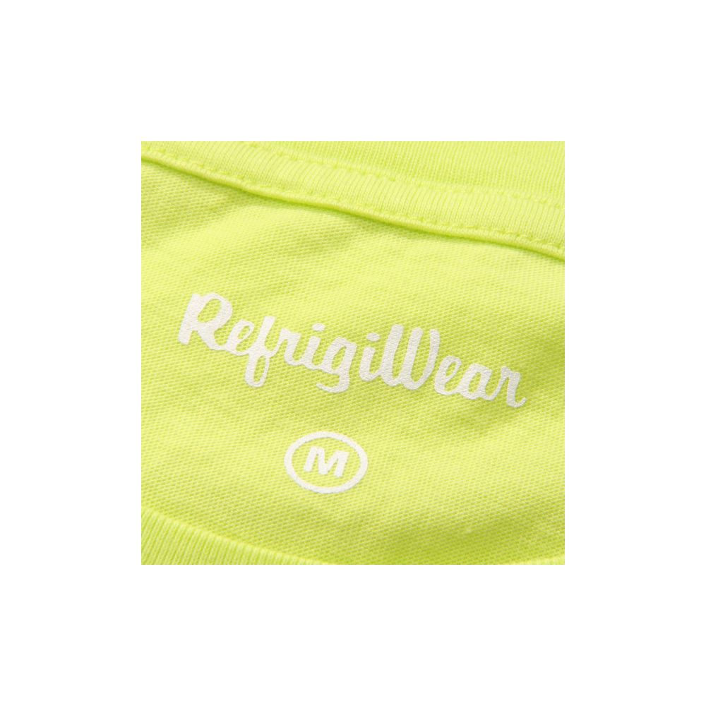 Refrigiwear Sunshine Yellow λογότυπο Crew-Neck Tee