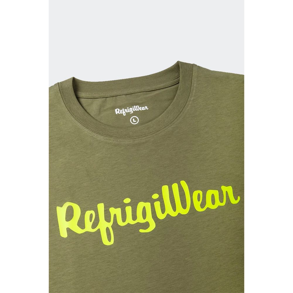 Refrigiwear Army Βαμβακερή Μπλούζα με Αντίθετο Λογότυπο