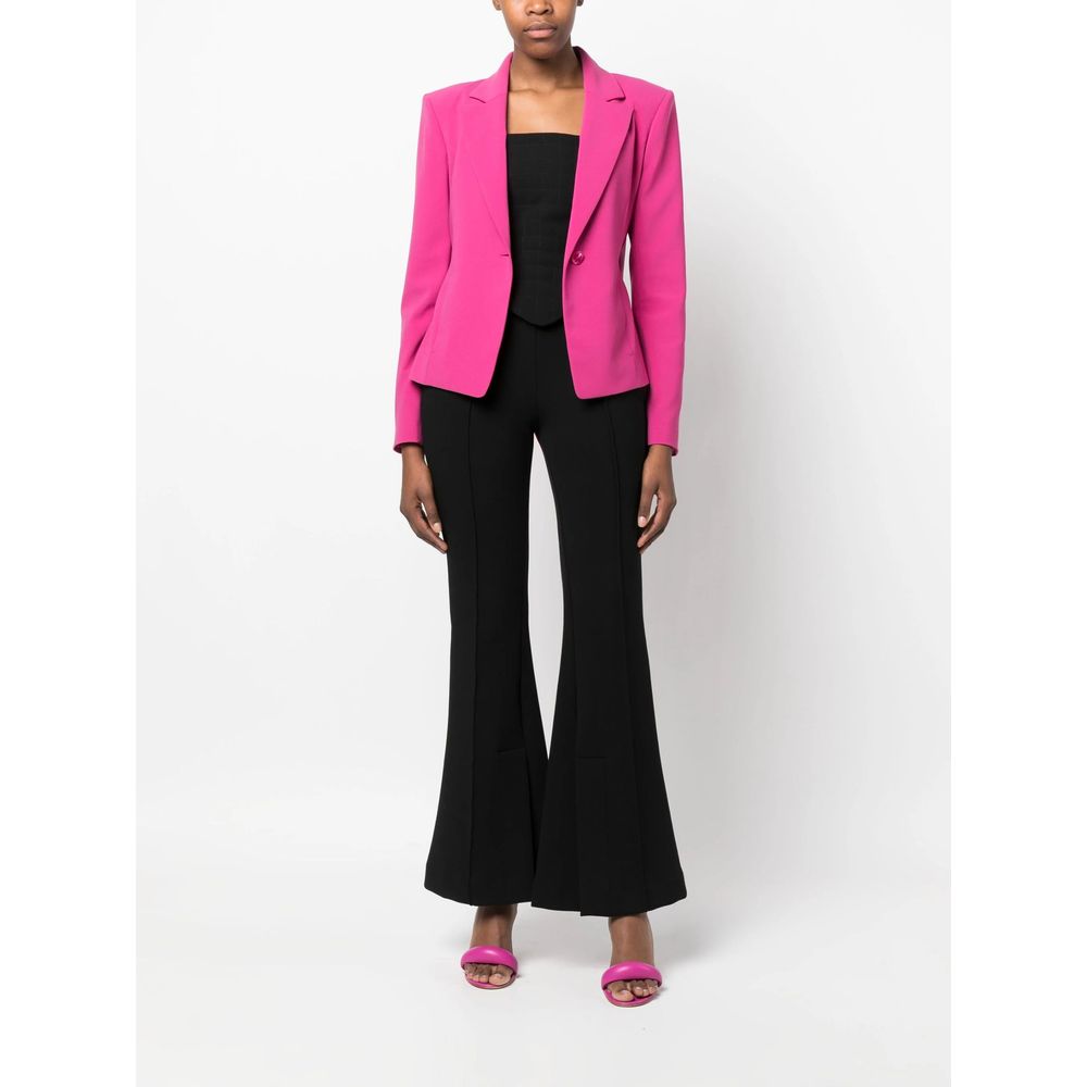 Patrizia Pepe Fuchsia Strechy Chic Blazer με ένα κουμπί