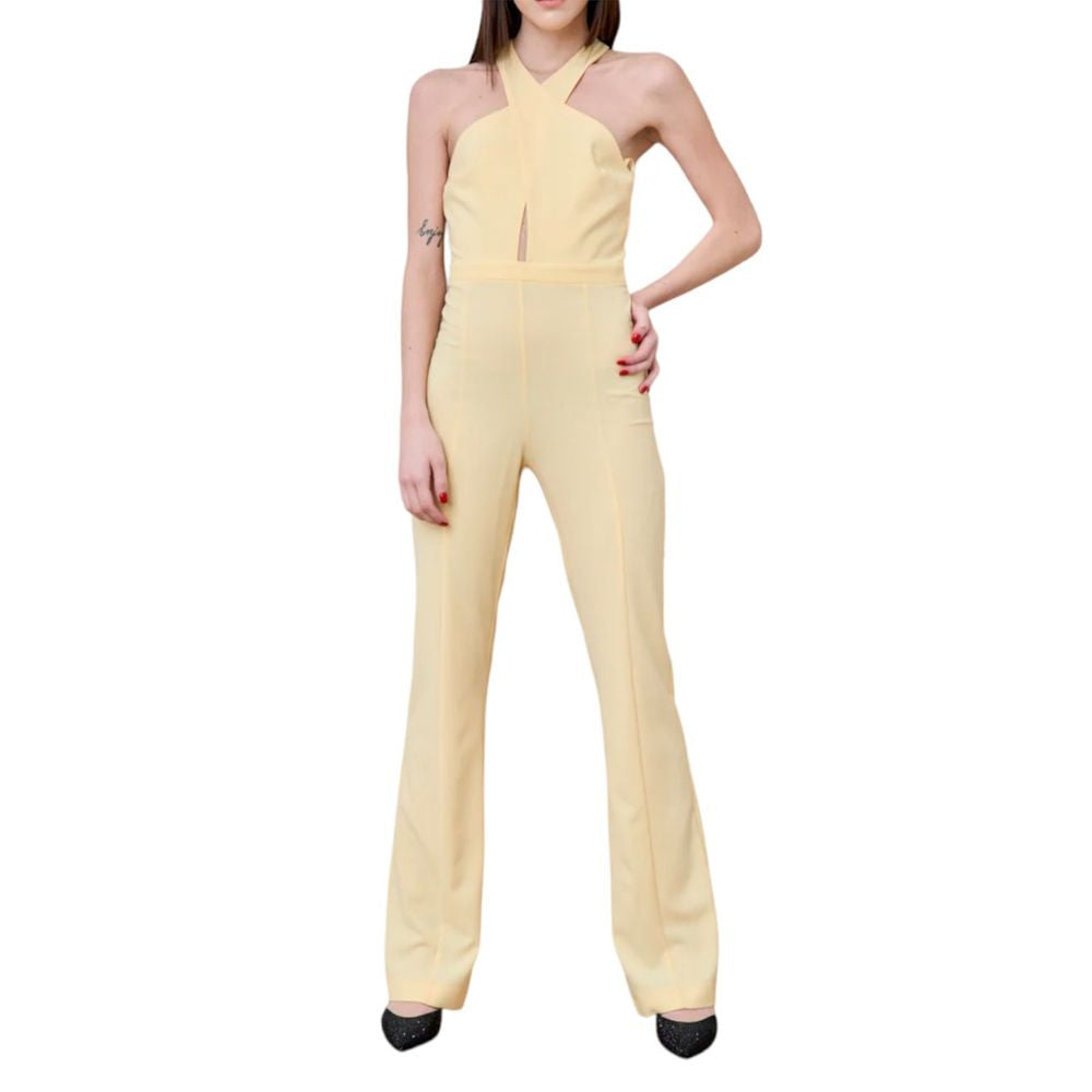 Φόρεμα Patrizia Pepe Radiant Canary Yellow Stretch Jumpsuit