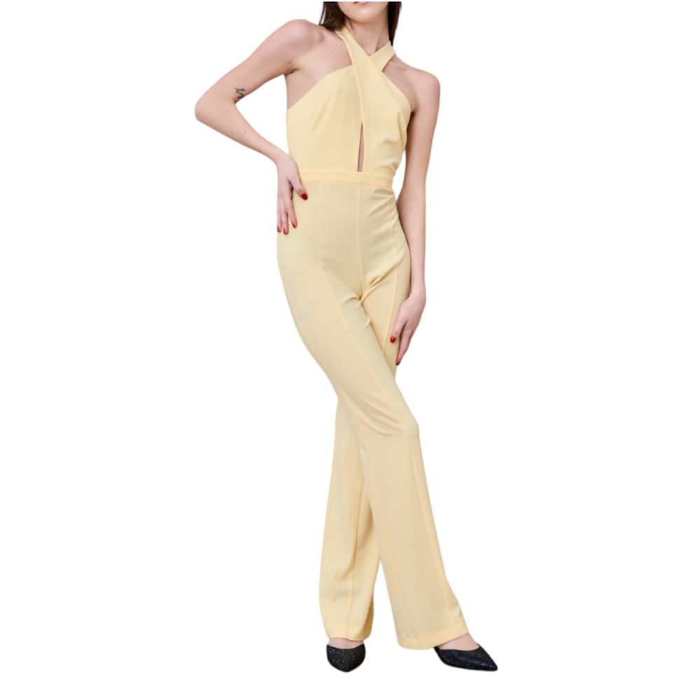 Φόρεμα Patrizia Pepe Radiant Canary Yellow Stretch Jumpsuit