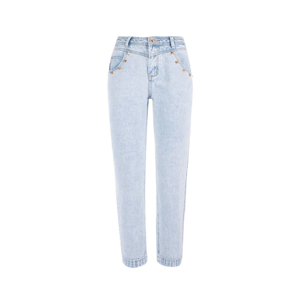 Yes Zee Chic High-Waisted Light Wash Denim