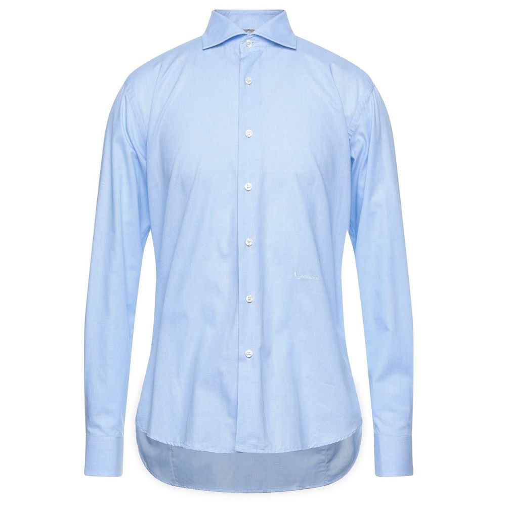 Aquascutum Chic Light Blue Oxford βαμβακερό πουκάμισο